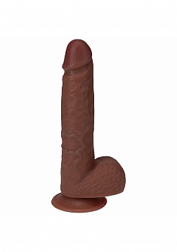 RealRock Ultra Realistic Skin - Vibrating Rechargeable - Regular Straight with Balls 7\