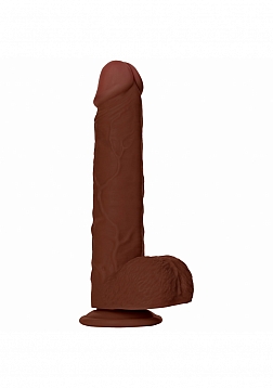 RealRock Realistic Skin - Straight Realistic Dildo with Balls and Suction Cup - 7\