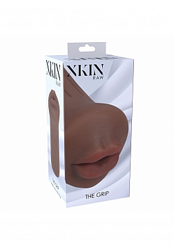 Xkin - RAW - The Grip - TPE Small Masturbator - 137g - Brown