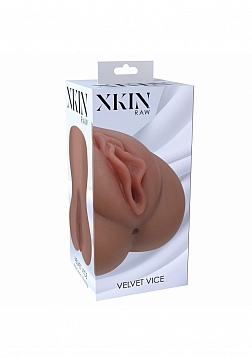 Xkin - RAW - Velvet Vice - TPE Large Masturbator - 335g - Brown