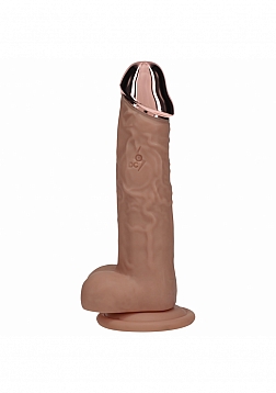 RealRock - Wireless Rechargeable - Remote Control - Metalhead - Vibrating - Regular Straight with Ba