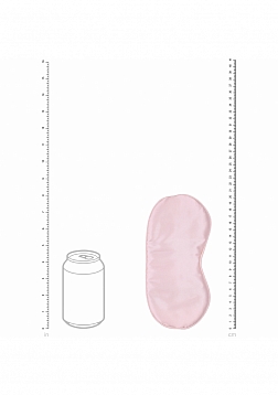 Ouch! - Satin Mask - Powder Pink