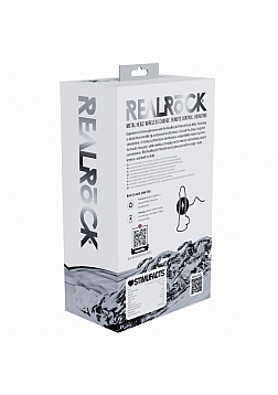 RealRock - Wireless Rechargeable - Remote Control - Metalhead - Vibrating - Regular Straight with Ba