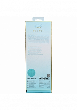 VIVE - Mimi - Rechargeable Triple Motor - G-Spot Vibrating and Tapping Rabbit - Blue