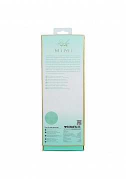 VIVE - Mimi - Rechargeable Triple Motor - G-Spot Vibrating and Tapping Rabbit - Green