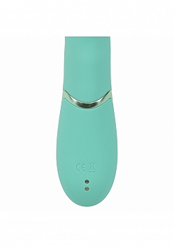 VIVE - Mimi - Rechargeable Triple Motor - G-Spot Vibrating and Tapping Rabbit - Green