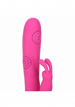 VIVE - Mimi - Rechargeable Triple Motor - G-Spot Vibrating and Tapping Rabbit - Pink