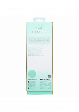 VIVE - Fiore - Rechargeable Triple Motor - G-Spot Air Wave VIbrating and Tapping Flared Clit Stimula