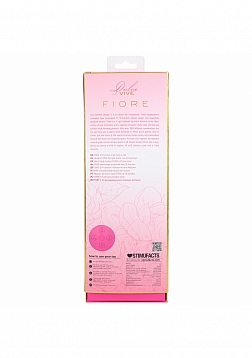 VIVE - Fiore - Rechargeable Triple Motor - G-Spot Air Wave VIbrating and Tapping Flared Clit Stimula