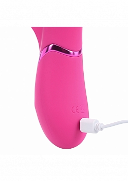VIVE - Fiore - Rechargeable Triple Motor - G-Spot Air Wave VIbrating and Tapping Flared Clit Stimula