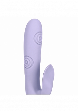VIVE - Fronda - Rechargeable Triple Motor - G-Spot VIbrating and Tapping Leaf Clit Stimulator - Lave