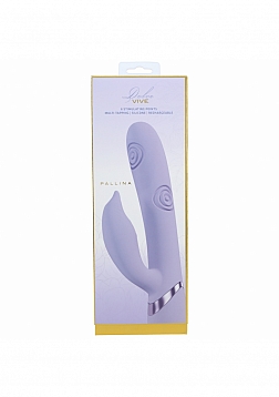 VIVE - Pallina - Rechargeable Triple Motor - G-Spot VIbrating and Tapping Beads Clit Stimulator - La