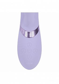 VIVE - Pallina - Rechargeable Triple Motor - G-Spot VIbrating and Tapping Beads Clit Stimulator - La