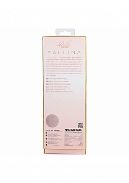 VIVE - Pallina - Rechargeable Triple Motor - G-Spot VIbrating and Tapping Beads Clit Stimulator - Pi