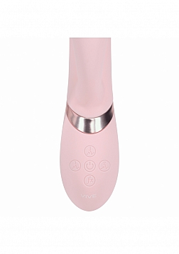 VIVE - Pallina - Rechargeable Triple Motor - G-Spot VIbrating and Tapping Beads Clit Stimulator - Pi