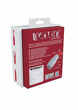 Loveline - Angel - Lipstick Vibrator - 10 Functions - Clear