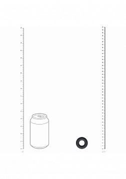 LEVELZ - Solid Silicone Cock Ring - XS - Black