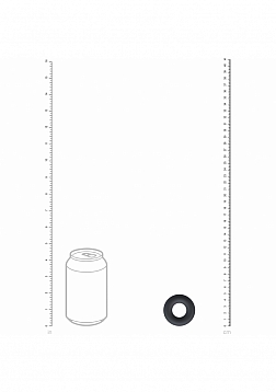 LEVELZ -  Liquid Silicone Cock Ring - S - Black