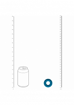 LEVELZ -  Liquid Silicone Cock Ring - S - Teal