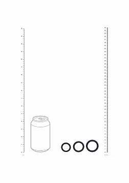 LEVELZ - Classic Silicone Cock Ring Set of 3 (XS/S/M) - Black