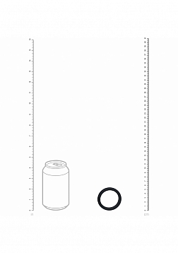 LEVELZ - Wide O Silicone Cock Ring - L - 42mm - Black