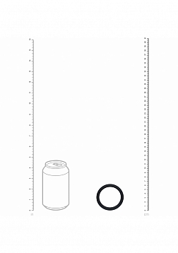 LEVELZ - Wide O Silicone Cock Ring - XL - 50mm - Black