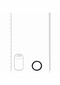 LEVELZ - Wide O Silicone Cock Ring - XXL - 55mm - Black