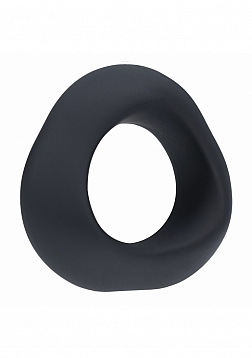 LEVELZ - Ergo Liquid Silicone  Cock Ring - Black