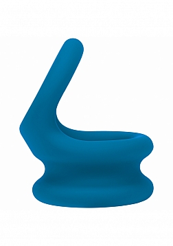 LEVELZ - Wide Double O Silicone Cock Ring - M - Teal
