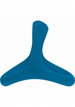 LEVELZ - Soft Bead Grip Silicone Cock & Ball Ring - Teal
