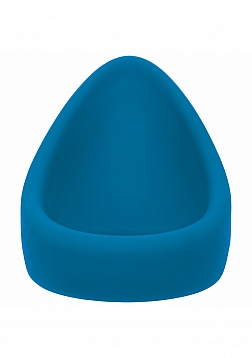 LEVELZ - Teardrop Silicone Cock Ring - Teal