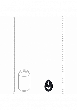 LEVELZ - Double Ergo Silicone Cock Ring  - Black