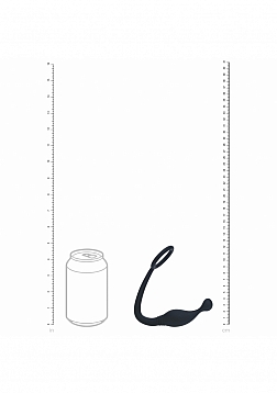 LEVELZ - Silicone Cock Ring with Prostate Stimulator - S - Black