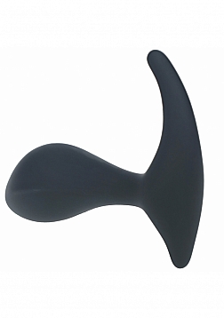 LEVELZ - Single Ripple Silicone Prostate Massager - Black