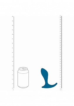 LEVELZ - Single Ripple Silicone Prostate Massager - Teal