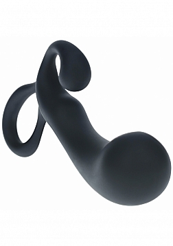 LEVELZ - Bulb with Loop Silicone Prostate Massager - Large - Black