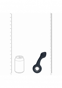 LEVELZ - Vibrating Bulb Silicone Prostate Massager with Loop - Black