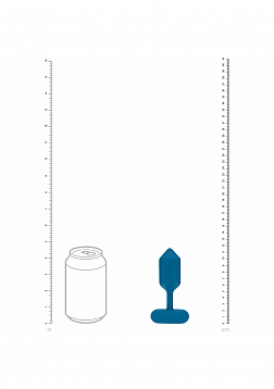 LEVELZ - Hexagonal Vibrating Silicone Anal Plug - Small - Teal