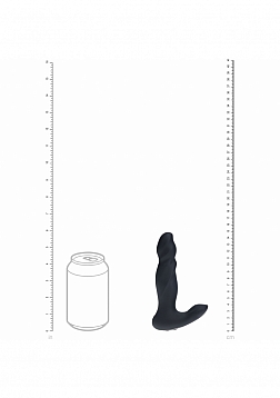 LEVELZ - Vibrating & Thrusting Silicone Prostate Massager - Black