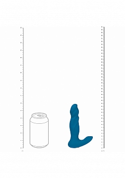 LEVELZ - Vibrating & Thrusting Silicone Prostate Massager - Teal