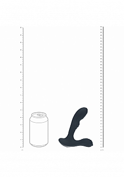 LEVELZ - Vibrating & Tapping Silicone Prostate Massager with Ball Stimulator - Black