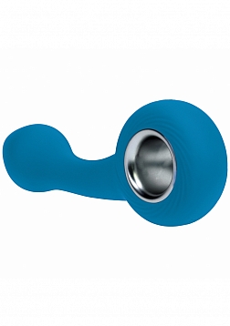 LEVELZ - Vibrating Bulb Silicone Prostate Massager with Loop - Teal