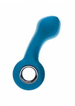 LEVELZ - Vibrating Bulb Silicone Prostate Massager with Loop - Teal