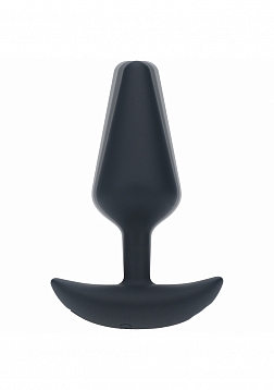 LEVELZ - Classic Vibrating Silicone Anal Plug - Medium - Black