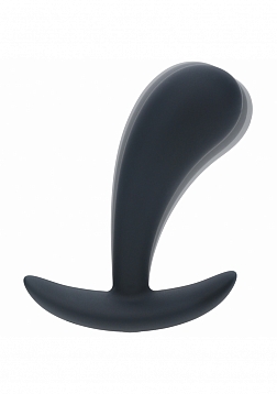 LEVELZ - Vibrating Silicone Prostate Stimulator Anal Plug - Small - Black