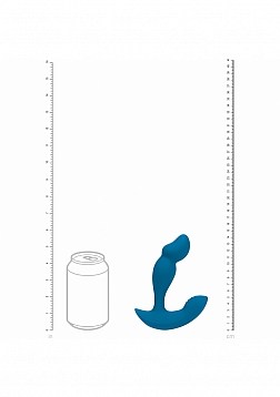 LEVELZ - Dual Motor Remote Control Dual Motor Vibrating Liquid Silicone Prostate Stimulator - Teal