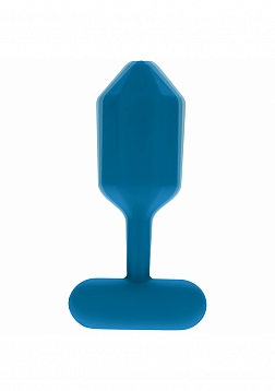 LEVELZ - Hexagonal Vibrating Silicone Anal Plug - Medium - Teal