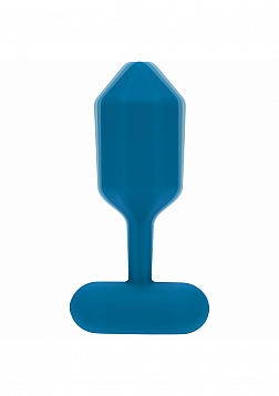 LEVELZ - Hexagonal Vibrating Silicone Anal Plug - Large - Teal