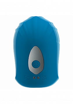 LEVELZ - Adjustable Vibrating Silicone Penis Head Stimulator - Teal