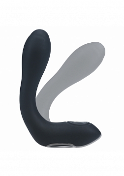 LEVELZ - Vibrating - Heating - Bendable - Tapping Silicone Prostate Stimulator - Black
